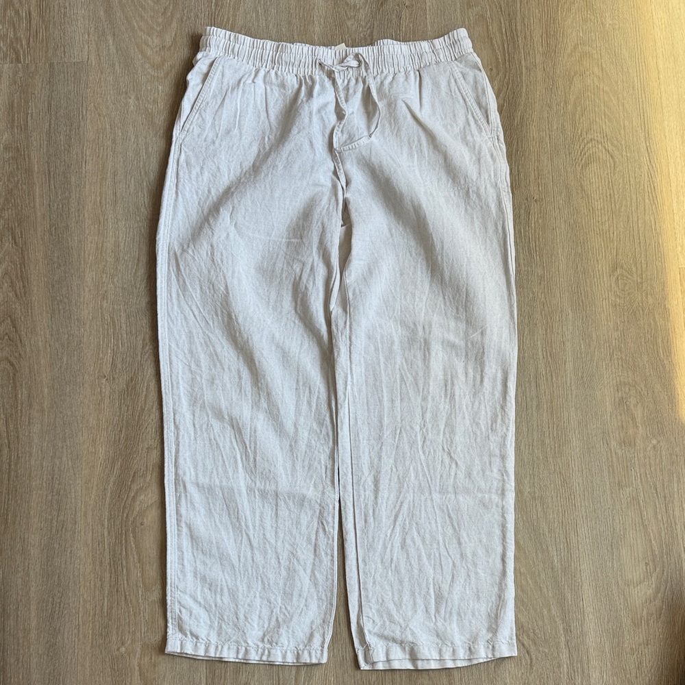 White Linen Pants